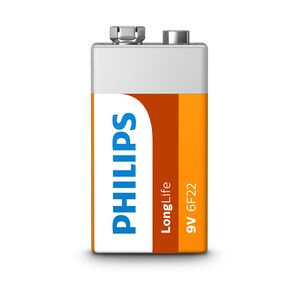 Bateria 6F22 Philips Longlife