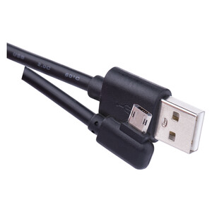 Przewód USB 2.0 wtyk A - wtyk micro B, Quick Charge,1m czarny