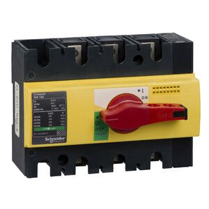 Rozłącznik mocy kompaktowy INS160 żółto-czerwony 160A 3P
