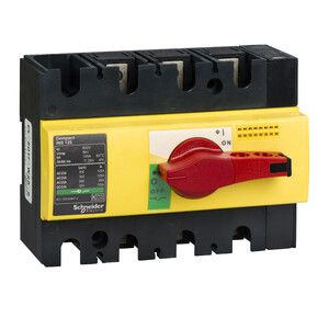 Rozłącznik mocy kompaktowy INS125 żółto-czerwony 125A 3P