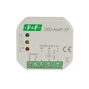 Wzmacniacz sygnału zasilającego do oświetlenia LED do puszki podtynkowej LED-AMP-1P