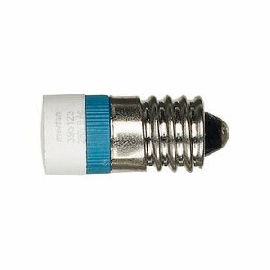 Merten - Akcesoria sygnalizacji świetlna żarówka e10 230V AC/DC niebieski