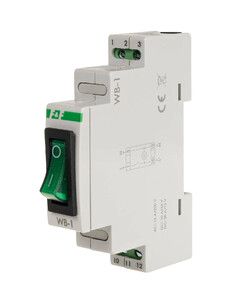 Przełącznik dwupozycyjny z lampką sygnalizacyjną zieloną WB-1G