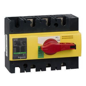 Rozłącznik mocy kompaktowy INS100 żółto-czerwony 100A 3P