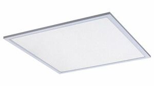 Gerald,  surface mounted ceiling lamp, white, built-in LED 36W 2100lm,3000-6500K, CCT, dimmable with remote control, RGB, mood functions  595x595mm