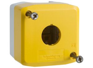 Kaseta na jeden przycisk pokrywa żółta IP 65
