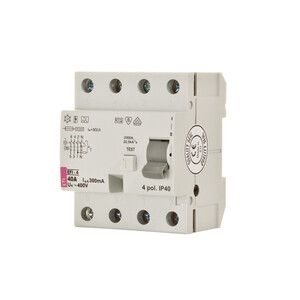 Wyłącznik ochronny różnicowo-prądowy EFI6-4 40/0,03A, AC