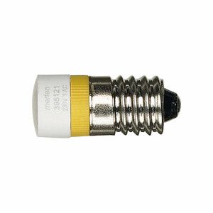 Merten - Akcesoria sygnalizacji świetlna żarówka e10 230V AC/DC żółty