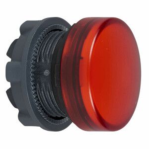 Lampka sygnalizacyjna O22 czerwona LED okrągła plastikowa 100 sztuk