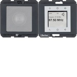 Radio Touch komplet ; antracyt mat; K.1