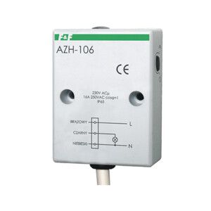 Automat zmierzchowy AZH-106 16A IP65 przewód 0,8m